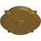Ekena Millwork Waltz Ceiling Medallion (Fits Canopies up to 4 1/2"), Hand-Painted Gold, 21 1/4"W x 17 3/8"H x 1"P CM21WAGLS - alternate 3